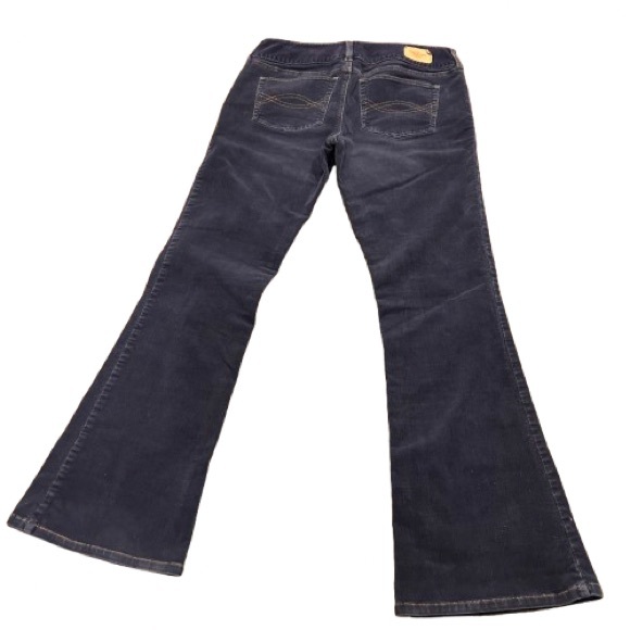 Y2K Abercrombie & Fitch Corduroy Pants Mid Rise Flare Indie Elena Gilbert Size 8 - Picture 4 of 9